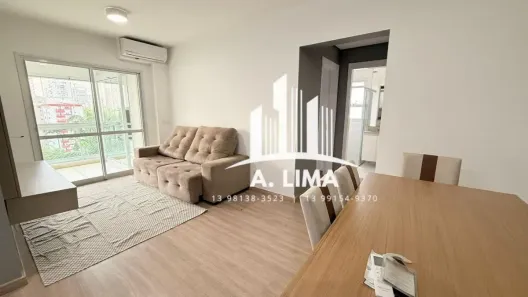 Apartamento com 2 Quartos para venda ou aluguel, 70m² no Boqueirão, Santos