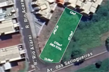 Lote/Terreno com 1 Quarto à venda, 570m² no Residencial Amazonas, Franca