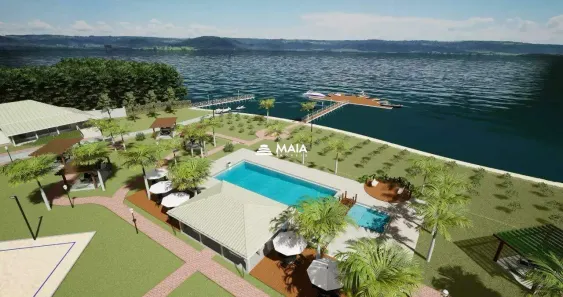 Lote/Terreno à venda, 408m² no Condomínio Portal do Lago II, Rifaina