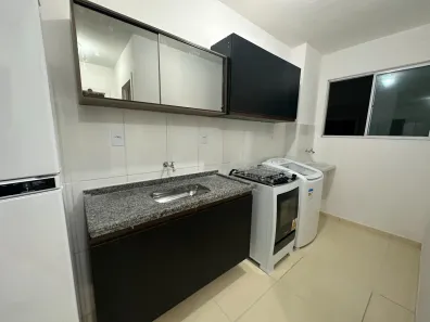Apartamento com 2 Quartos para alugar, 49m² no Parque Nascente do Rio Capivara, Camaçari
