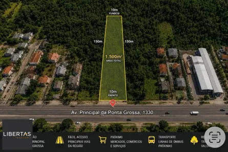 Lote/Terreno à venda, 1501m² no Ponta Grossa, Porto Alegre