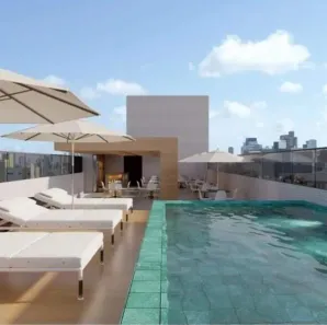 Flat com 1 Quarto à venda, 21m² no Cabo Branco, João Pessoa