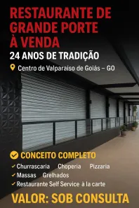 Sala Comercial à venda, 200m² no Valparaiso I - Etapa A, Valparaíso de Goiás
