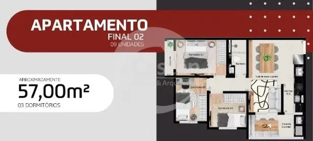 Apartamento com 3 Quartos à venda, 57m² no Jardim Vila Formosa, São Paulo