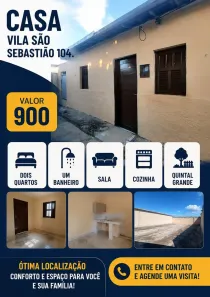 Casa com 2 Quartos para alugar, 60m² no Torre, João Pessoa