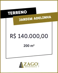 Lote/Terreno à venda, 200m² no Jardim Adelinha, Franca