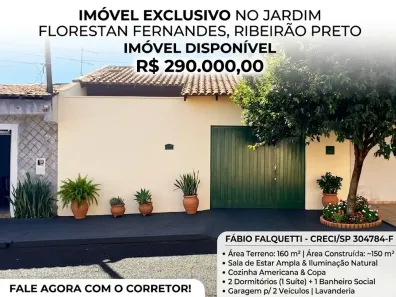 Casa com 2 Quartos à venda, 150m² no Jardim Diva Tarlá de Carvalho, Ribeirão Preto