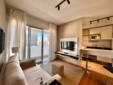 Apartamento com 1 Quarto à venda, 45m² no Santo Amaro, São Paulo
