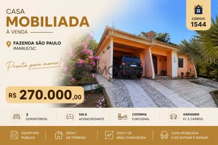 Casa com 3 Quartos à venda, 100m² no , Imaruí