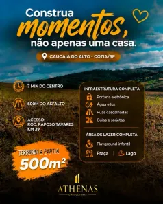 Lote/Terreno à venda, 500m² no Jardim São Luiz (Caucaia do Alto), Cotia