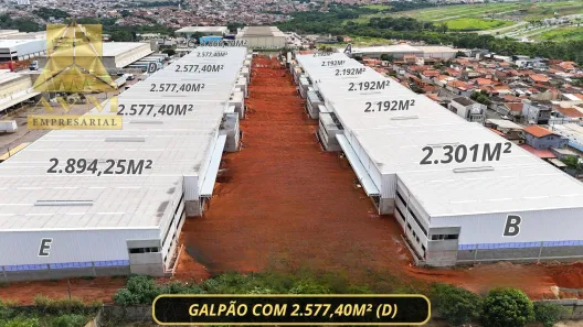 Galpão/Depósito/Armazém para alugar, 2577m² no Jardim Manchester (Nova Veneza), Sumaré
