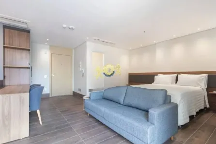 Flat com 1 Quarto para alugar, 53m² no Vila Olímpia, São Paulo
