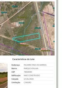 Lote/Terreno à venda, 10208m² no Parque Atalaia, Cuiabá