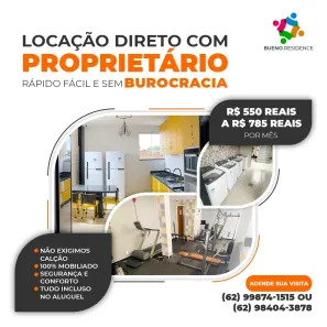 Kitnet com 1 Quarto para alugar, 29m² no Setor Sol Nascente, Goiânia