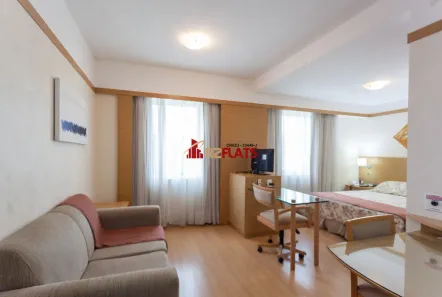 Flat com 1 Quarto para alugar, 33m² no Consolação, São Paulo