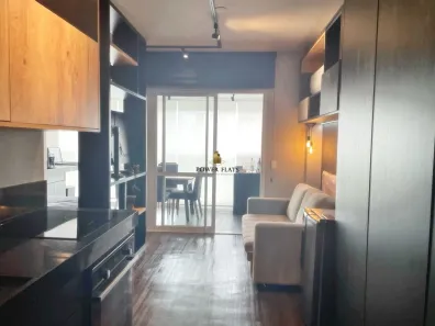 Apartamento com 1 Quarto para alugar, 41m² no Cidade Monções, São Paulo