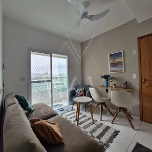 Apartamento com 1 Quarto para alugar, 42m² no Boqueirão, Praia Grande