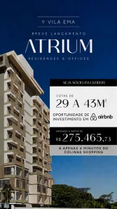 Apartamento com 1 Quarto à venda, 29m² no Vila Ema, São José dos Campos