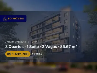 Apartamento com 3 Quartos à venda, 85m² no Jardim Camburi, Vitória