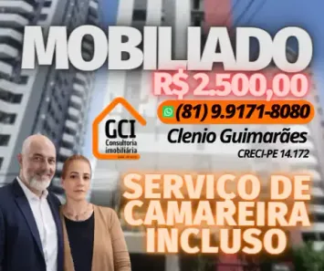 Apartamento com 1 Quarto para alugar, 35m² no Candeias, Jaboatão dos Guararapes
