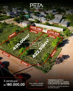 Lote/Terreno à venda, 858m² no Said Salomão, Boa Vista