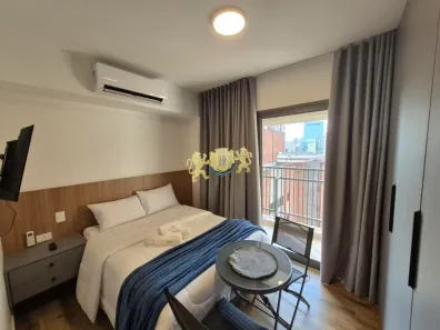 Flat com 1 Quarto para alugar, 23m² no Paraíso, São Paulo