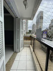 Apartamento com 3 Quartos para alugar, 160m² no Gonzaga, Santos