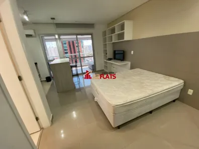 Flat com 1 Quarto para alugar, 42m² no Indianópolis, São Paulo