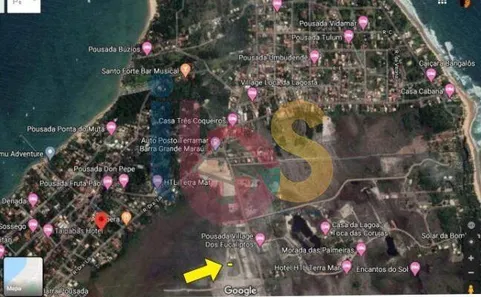 Lote/Terreno à venda, 549m² no Centro, Maraú