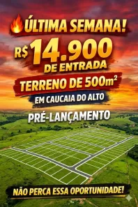 Lote/Terreno à venda, 500m² no Colina (Caucaia do Alto), Cotia