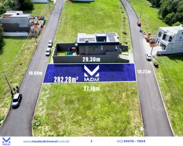 Lote/Terreno à venda, 282m² no Contorno, Ponta Grossa