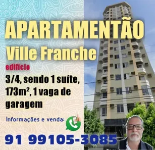 Apartamento com 3 Quartos à venda, 173m² no Pedreira, Belém