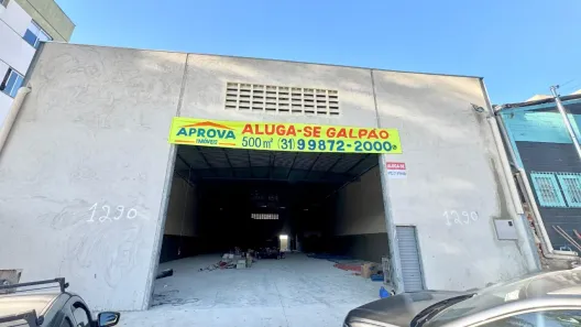 Galpão/Depósito/Armazém para alugar, 500m² no Castelo, Belo Horizonte