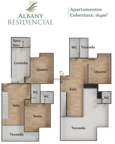 Cobertura com 3 Quartos à venda, 164m² no Santa Catarina, Juiz de Fora
