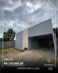 Casa com 1 Quarto à venda, 354m² no São Bento, Boa Vista