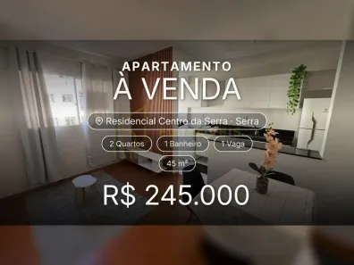 Apartamento com 2 Quartos à venda, 45m² no Residencial Centro da Serra, Serra