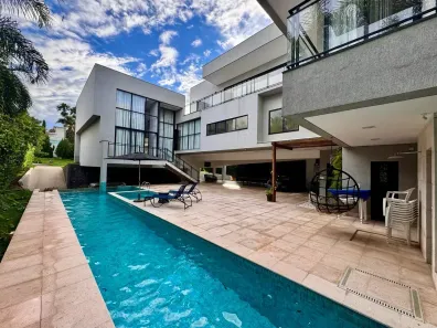 Casa de Condomínio com 4 Quartos para venda ou aluguel, 780m² no Residencial Aldeia do Vale, Goiânia