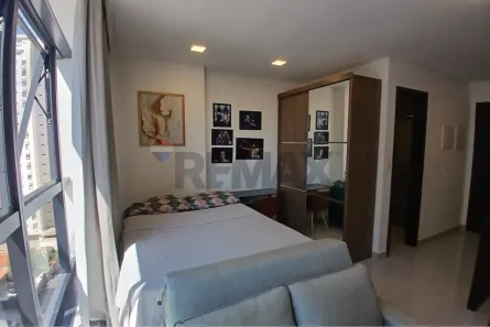 Flat com 1 Quarto à venda, 24m² no Tambaú, João Pessoa