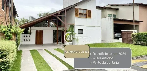 Casa de Condomínio com 4 Quartos à venda, 252m² no Alphaville, Santana de Parnaíba