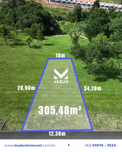 Lote/Terreno à venda, 305m² no Contorno, Ponta Grossa