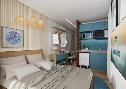 Apartamento com 1 Quarto à venda, 16m² no Porto de Galinhas, Ipojuca