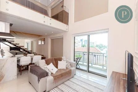Apartamento com 1 Quarto para alugar, 84m² no Batel, Curitiba