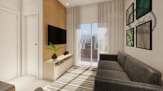 Apartamento com 2 Quartos à venda, 55m² no Mirim, Praia Grande