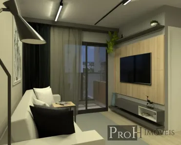 Apartamento com 2 Quartos à venda, 58m² no Vila Valparaíso, Santo André