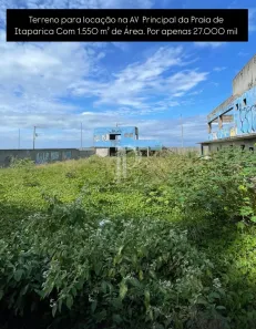 Lote/Terreno para alugar, 1550m² no Praia de Itaparica, Vila Velha
