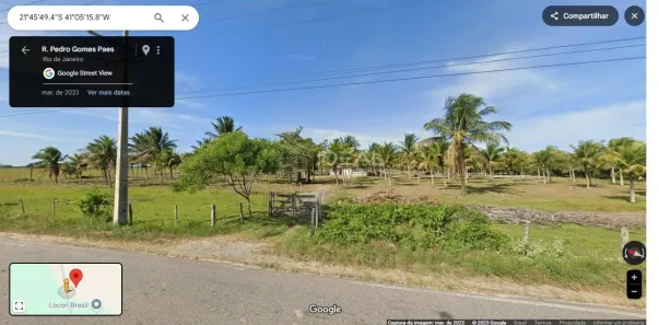 Fazenda/Sítio com 2 Quartos à venda, 70m² no Cajueiro, São João da Barra