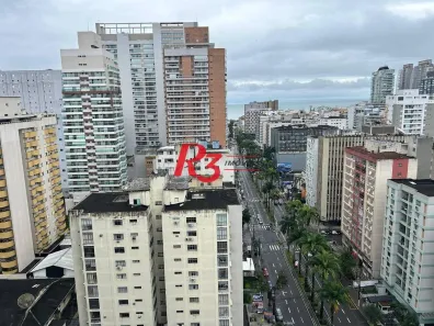 Apartamento com 3 Quartos para alugar, 102m² no Gonzaga, Santos