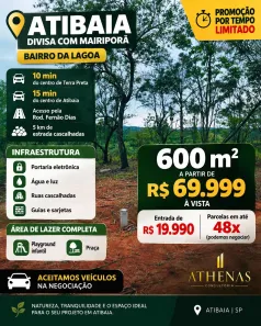 Lote/Terreno à venda, 600m² no Roseira, Mairiporã
