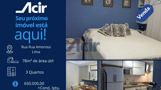 Apartamento com 3 Quartos à venda, 77m² no Recreio dos Bandeirantes, Rio de Janeiro