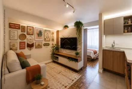 Apartamento com 1 Quarto para alugar, 24m² no Centro, Curitiba